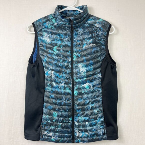 Eddie Bauer First Ascent Puffer Vest Full Zip Womens M 800 Down Packable Travel - Picture 1 of 13